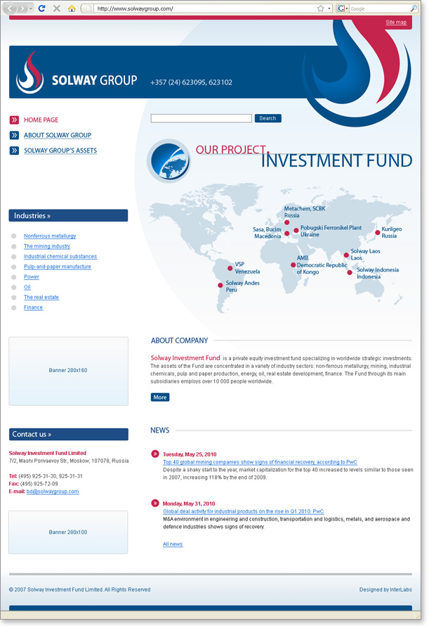 Diversified companies with core activities in mining, non-ferrous metals and chemicals